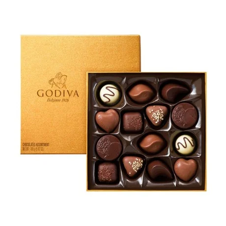 Caja de Bombones Belgas Godiva